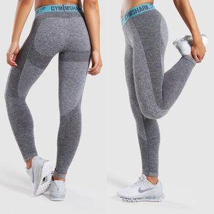 GYMSHARK flex leggings - S charcoal/plum